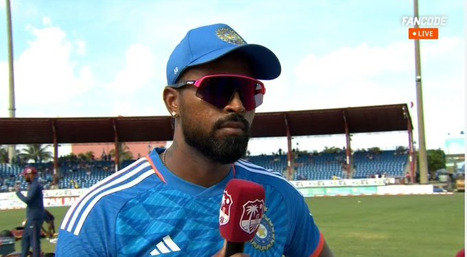 தேவையே இல்லாமல் ரிஸ்க் எடுக்கும் இந்திய அணி; டாஸ் வென்று பேட்டிங்கை தேர்வு செய்தார் ஹர்திக் பாண்டியா !!