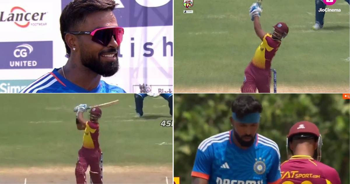 வீடியோ; ஓவர் பேச்சு உடம்புக்கு ஆகாது தம்பி… வீரவசனம் பேசிய ஹர்திக் பாண்டியா; சரியான பதிலடி கொடுத்த நிக்கோலஸ் பூரண் !!