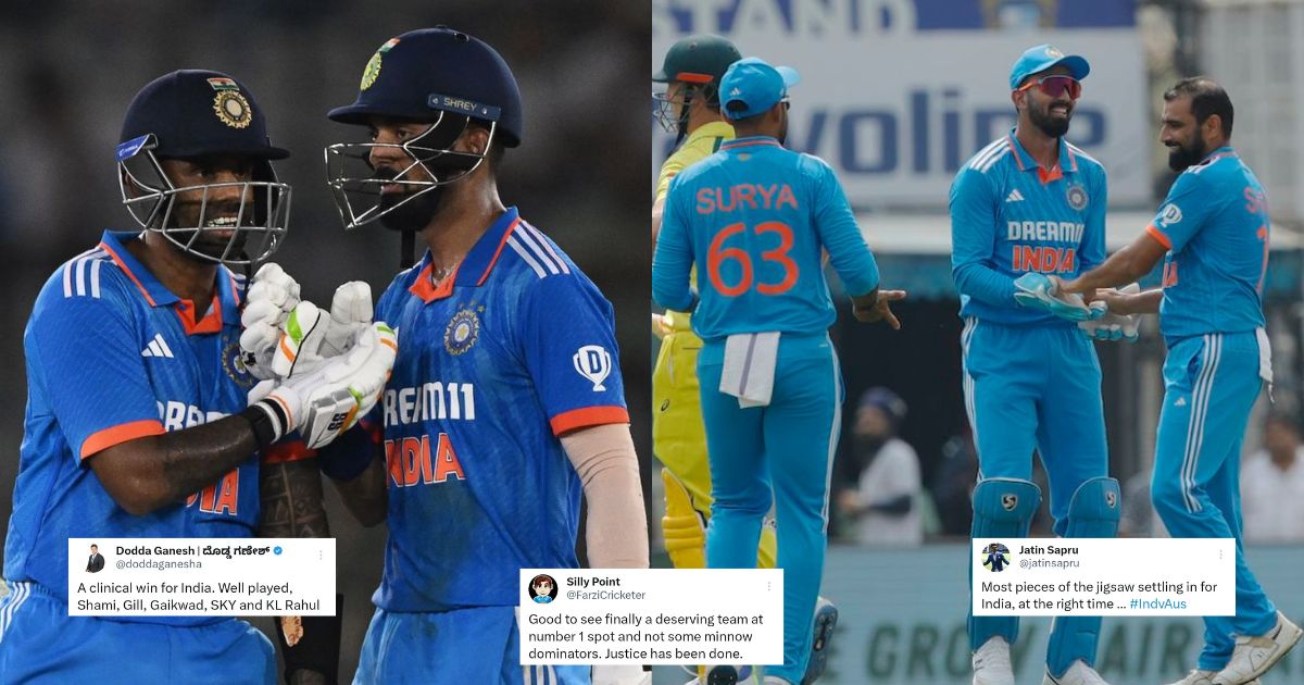 ஆஸ்திரேலியாவை ஈசியாக வீழ்த்தி நம்பர் 1 இடத்தை பிடித்த இந்திய அணி; பாராட்டும் கிரிக்கெட் ரசிகர்கள் !!