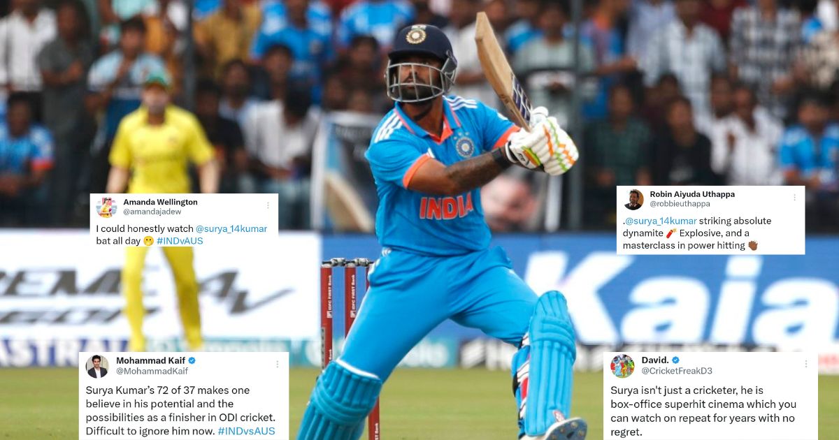 நீ எல்லாம் மனுசனே இல்ல தெரியுமா… ஆஸ்திரேலிய அணியை வச்சு செய்த சூர்யகுமார் யாதவ்; வியந்து பாராட்டும் கிரிக்கெட் உலகம் !!