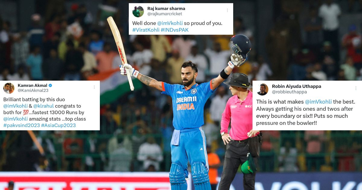 “The GOAT”…. கிரிக்கெட்டின் “கிங்” என்பதை மீண்டும் நிரூபித்து காட்டிய விராட் கோலி; வியந்து பாராட்டும் கிரிக்கெட் உலகம் !!