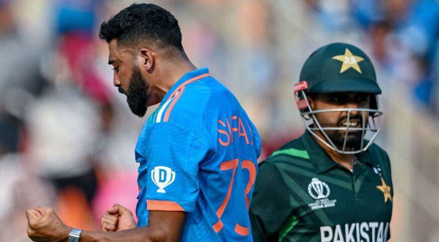 எங்க கோட்டைக்குள்ள எங்க விசிலு தான்டா பறக்கும்... பாகிஸ்தானை தவிடுபொடியாகிய இந்திய அணி! - 192 ரன்கள் இலக்கு! 3