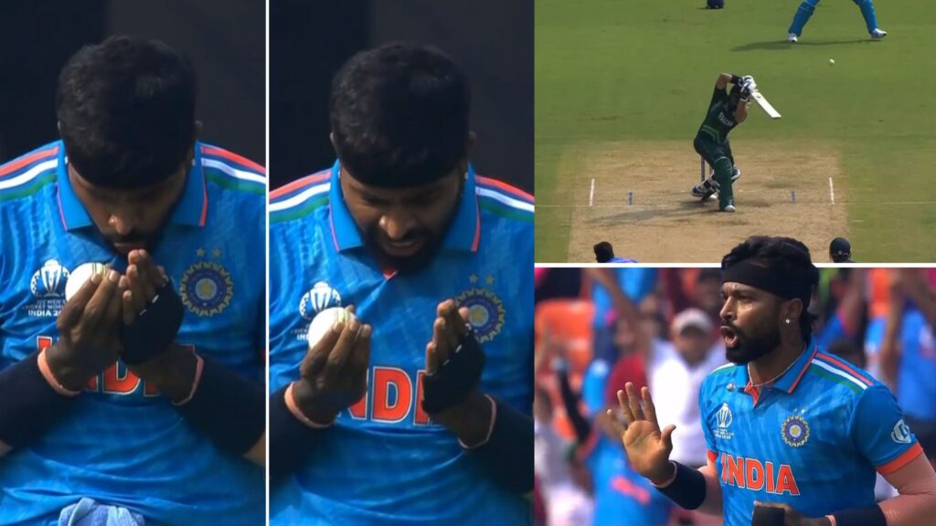 வீடியோ: ஆண்டவா உன்ன நம்பித்தான் பந்து போடுறேன்…. மந்திரம் போட்டு விக்கெட் எடுத்த ஹர்திக் பாண்டியா!