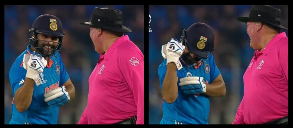 அட இதான் காரணமா… அம்பயரிடம் ஆர்ம்ஸ் காட்டியது ஏன்? – ரோகித் சர்மா விளக்கம்!