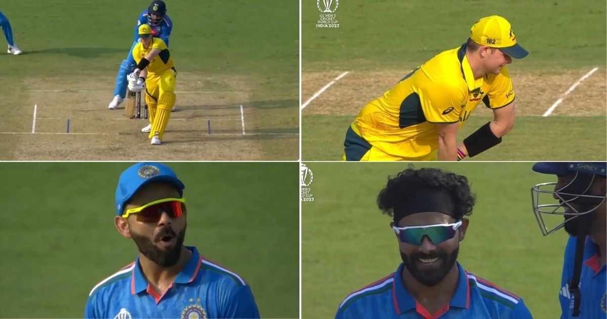 வீடியோ; ஒரு நிமிசம் தலையே சுத்திருச்சு… ஜடேஜாவின் மாயாஜால சுழலை பார்த்து மிரண்டு போன ஸ்டீவ் ஸ்மித் !!