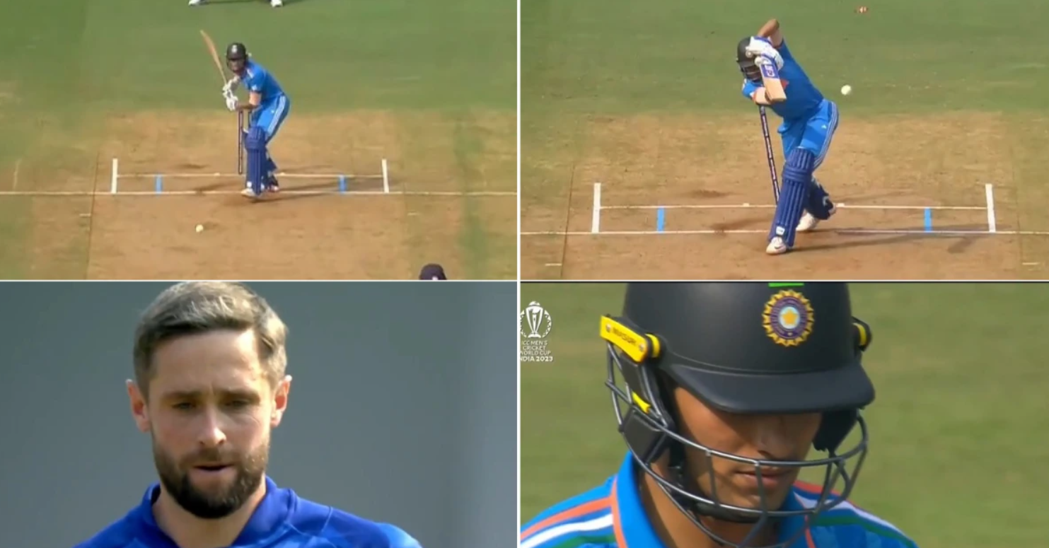 வீடியோ; ப்ப்பா… வேற லெவல்; ஸ்டெம்பை தெறிக்கவிட்ட கிரிஸ் வோக்ஸ்; ஷாக்கான சுப்மன் கில் !!