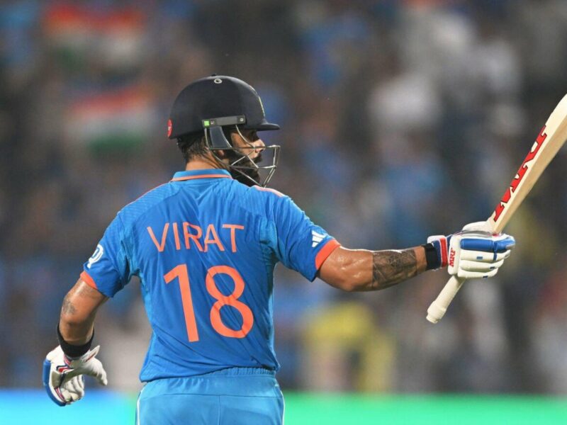 ஒரே போட்டியில் பல சாதனைகள்... ஜாம்பவான சச்சின் டெண்டுல்கரின் சாதனையை காலி செய்து புதிய வரலாறு படைத்த  “கிங்” கோலி !! 5