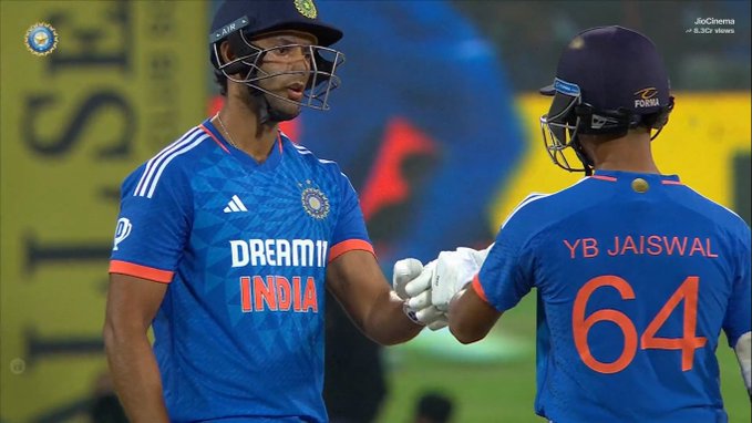 பேட்டிங்கில் மீண்டும் மிரட்டிய சிவம் துபே… சம்பவம் செய்த யசஸ்வி ஜெய்ஸ்வால்; தொடரை வென்றது இந்திய அணி !!