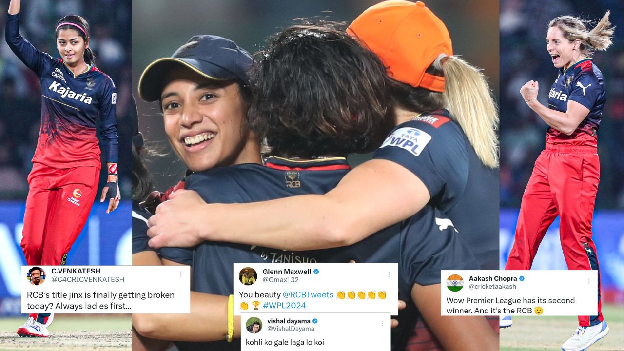 நாம ஜெயிச்சிட்டோம்  மாறா… சாம்பியன் பட்டம் வென்ற பெங்களூர் மகளீர் அணி; கொண்டாடும் பெங்களூர் ரசிகர்கள் !!