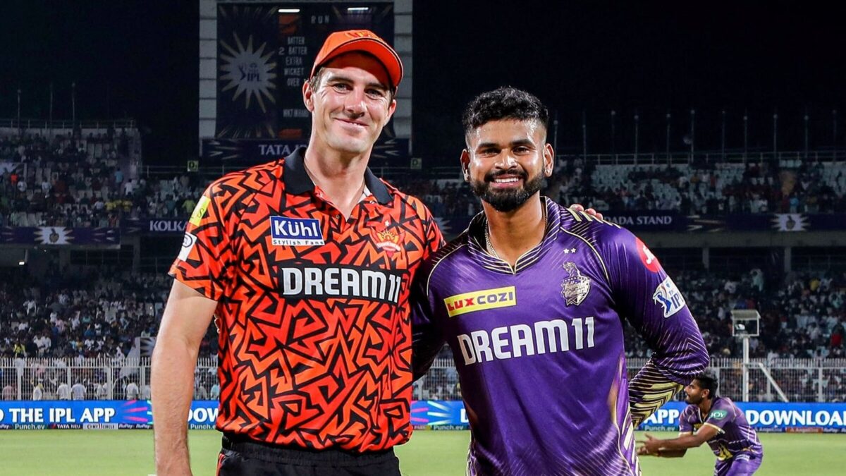 கொல்கத்தா vs ஹைதராபாத் குவாலிபயர் 1; டாஸ் வென்று முதலில் பேட்டிங்கை தேர்வு செய்தார் பாட் கம்மின்ஸ் !! 1
