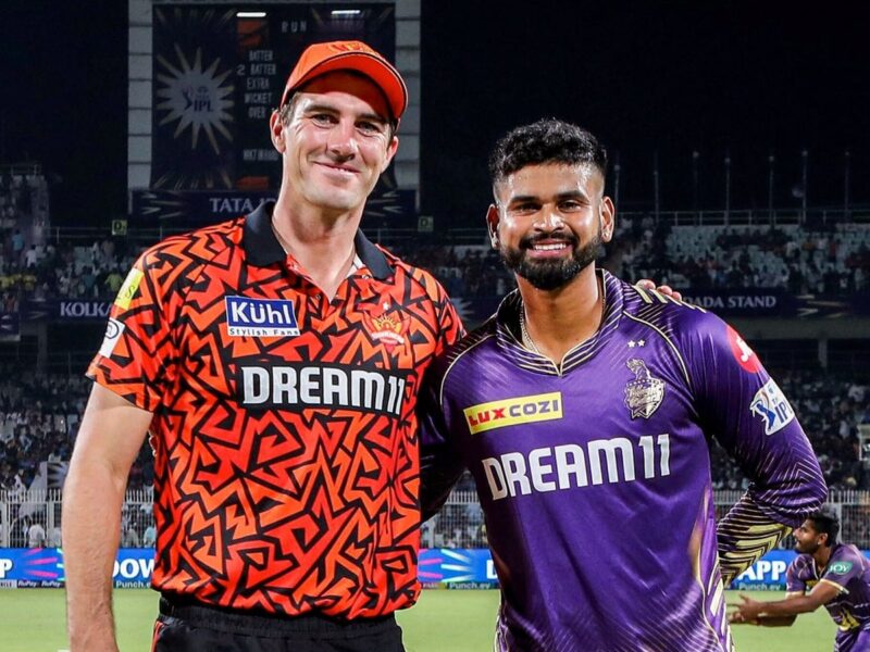 கொல்கத்தா vs ஹைதராபாத் குவாலிபயர் 1; டாஸ் வென்று முதலில் பேட்டிங்கை தேர்வு செய்தார் பாட் கம்மின்ஸ் !! 2